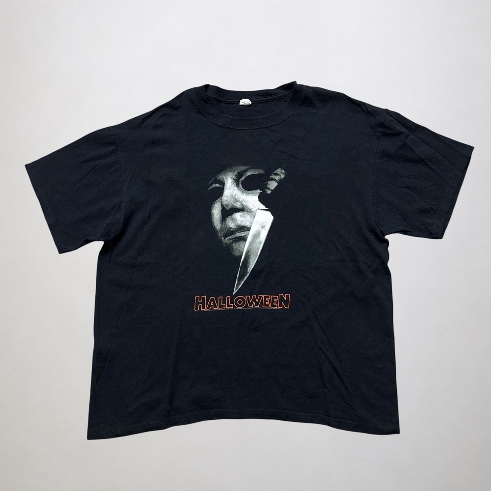 Halloween Michael Myers Movie Graphic Tee Black 2 Horror Slasher T-Shirt 2005 XL